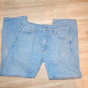 Levis 569 Mens Jeans 36x32 Blue Denim Light Wash Loose Baggy Vtg Straight Leg